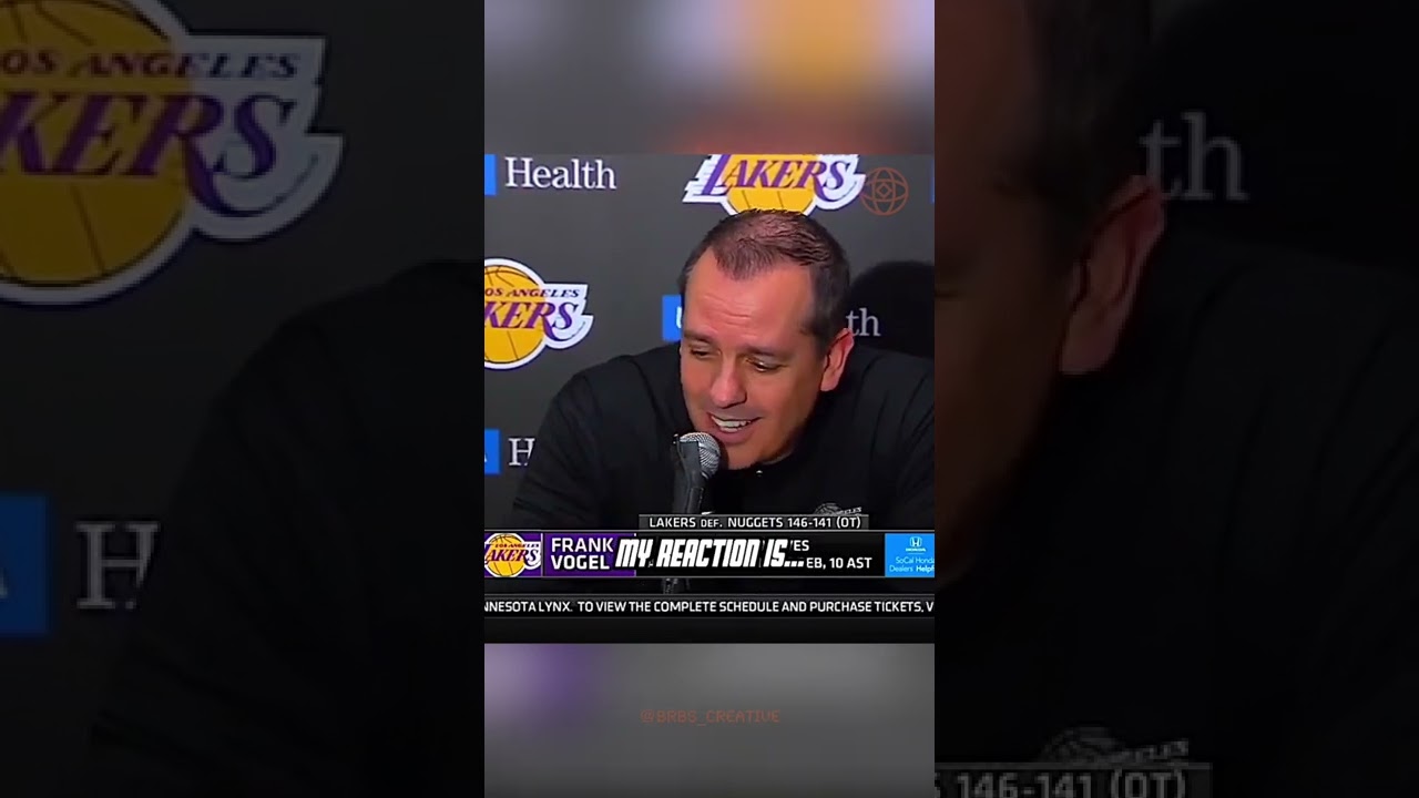 Frank Vogel reacts to being fired #shorts