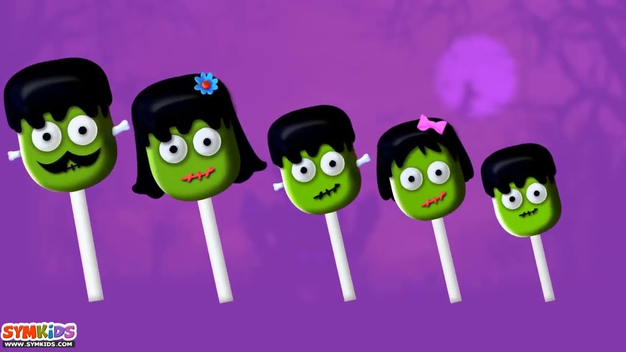 Frankenstein Cake Pop/Lolly Cake Gâteau pop Finger Family (Reuploaded & no repeats version)