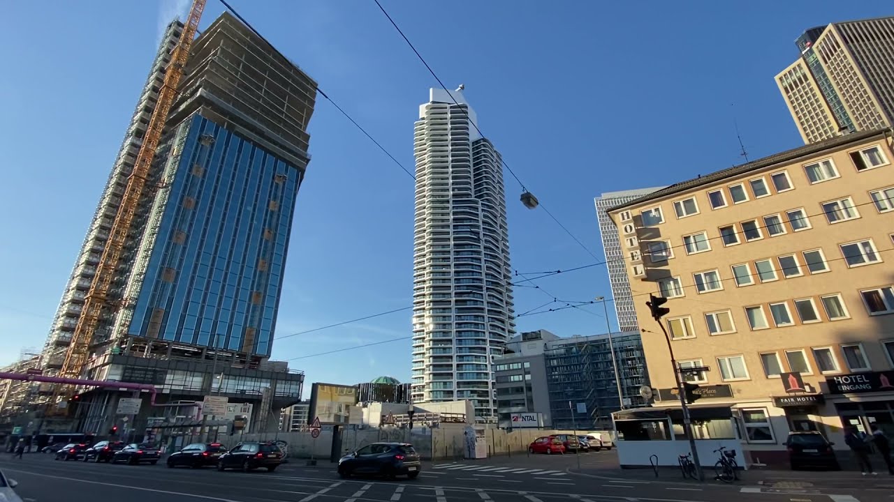 Frankfurt City Walk, Mainzer Landstr. to Gallus Warte