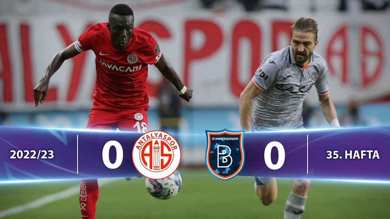 Fraport TAV Antalyaspor (0-0) Medipol Başakşehir - Highlights/Özet | Spor Toto Süper Lig - 2022/23