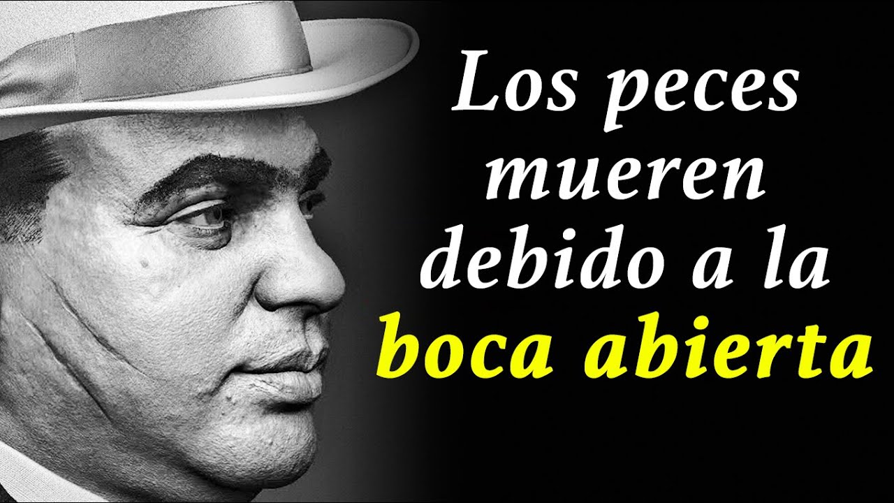 Frases escalofriantes de Mafiosos | Citas de AL CAPONE, ESCOBAR, LUCKY LUCIANO y más