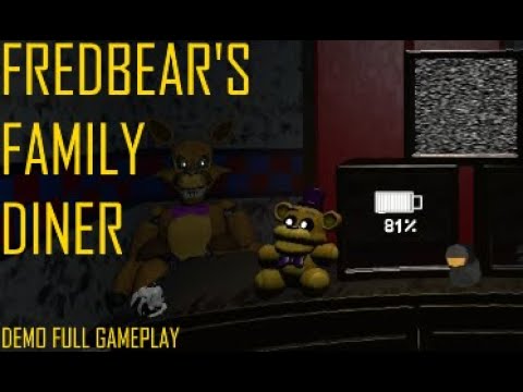 Fredbears Family Diner (Demo) Full Playthrough No Deaths (No Commentary)