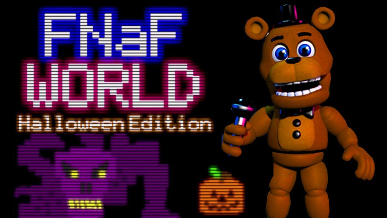 FREDDY PLAYS: FNAF World - Halloween Edition || SCOTT TROLLS FREDDY!