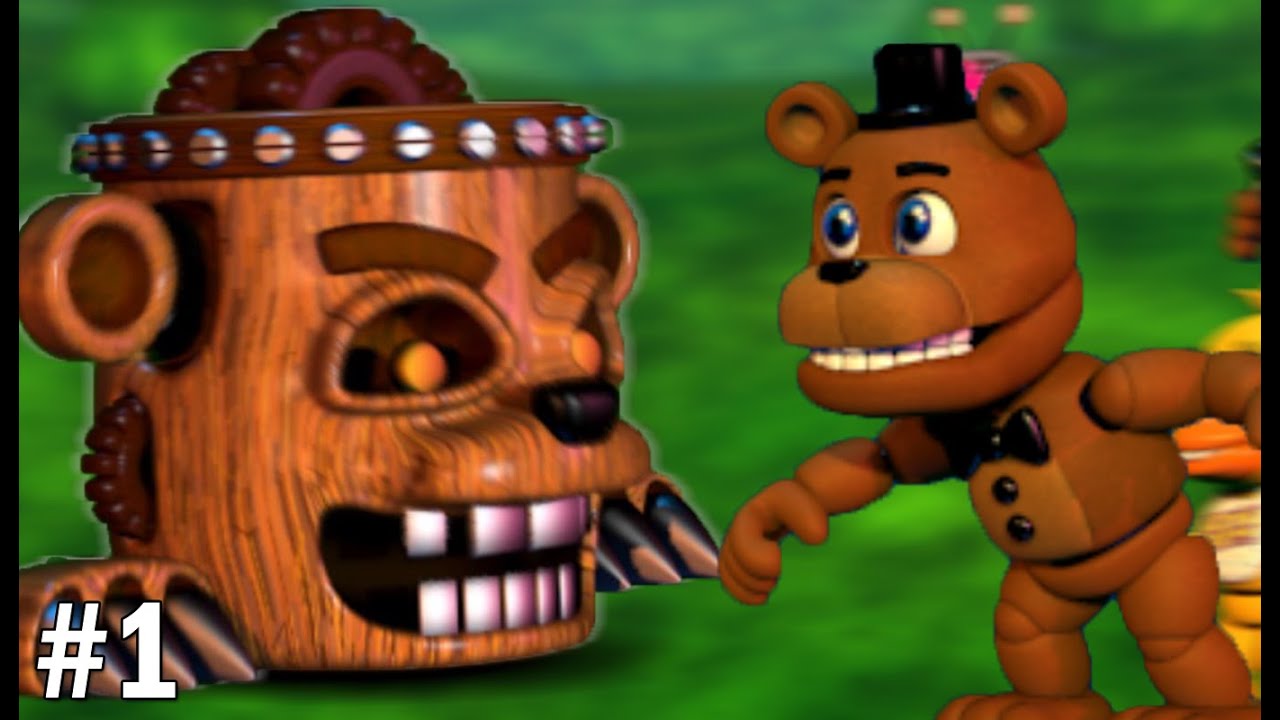 Freddy Plays: FNAF World #1 || CHIP OFF THE OLD BLOCK