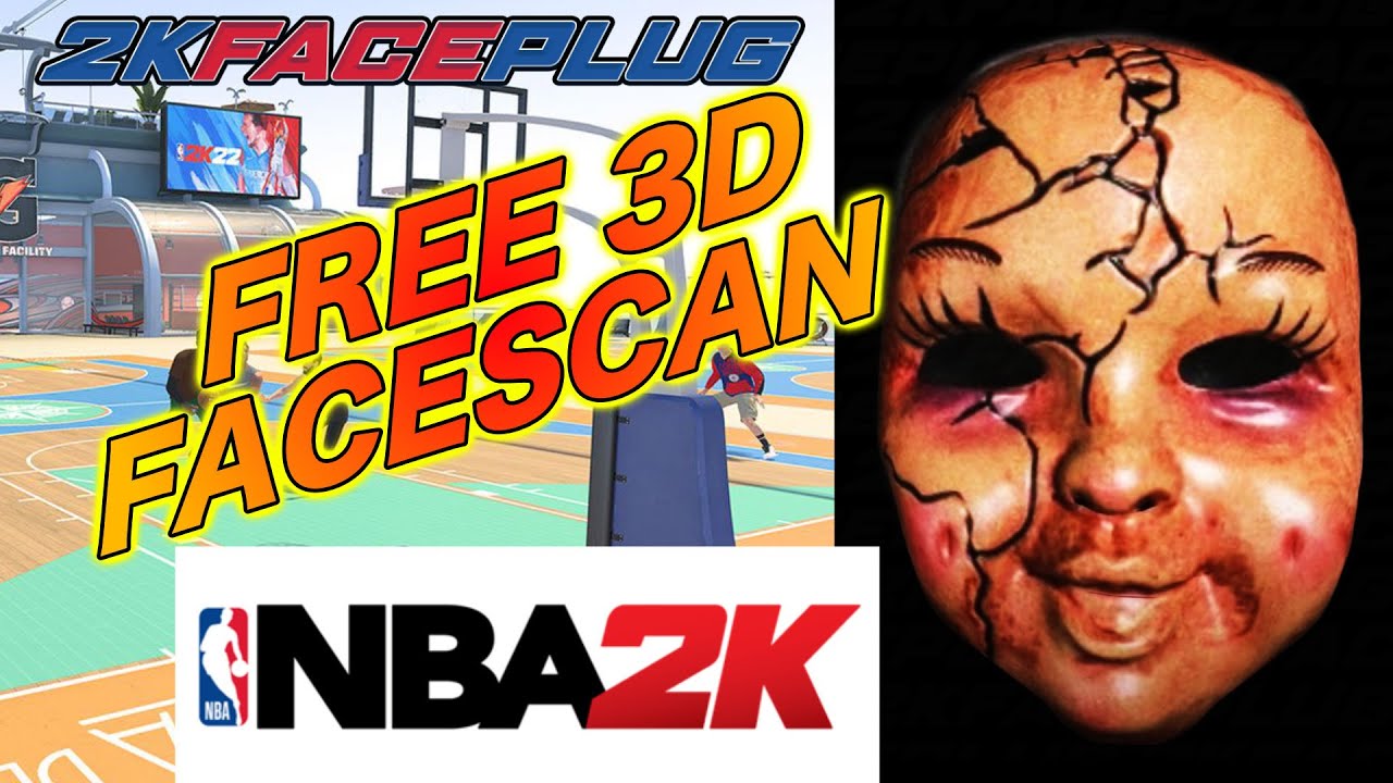 *FREE* CHUCKY/BABYFACE MASK 3D FACE SCAN *ALL 2K VERSIONS*