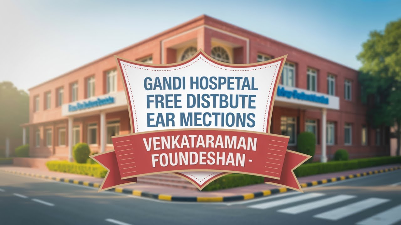 FREE Ear Mectings at Gandi Hospetal by Venkataraman Foundation!@Mahesh Journalist