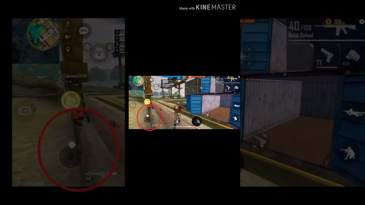 😈Free fire new update run button change 🤫 with object pubg 😱 #freefire