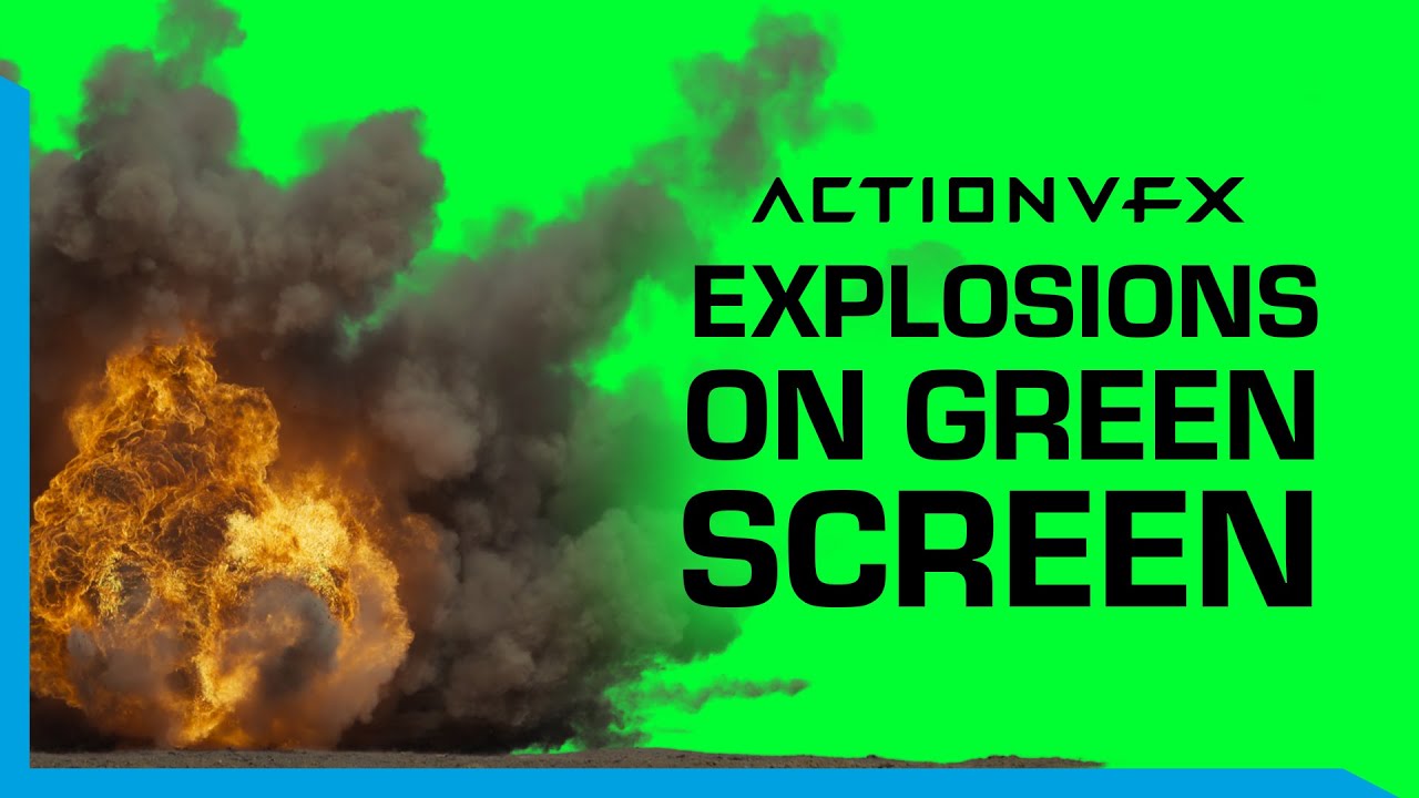 Free Green Screen Explosions - 10 Video Clips | ActionVFX Stock Footage