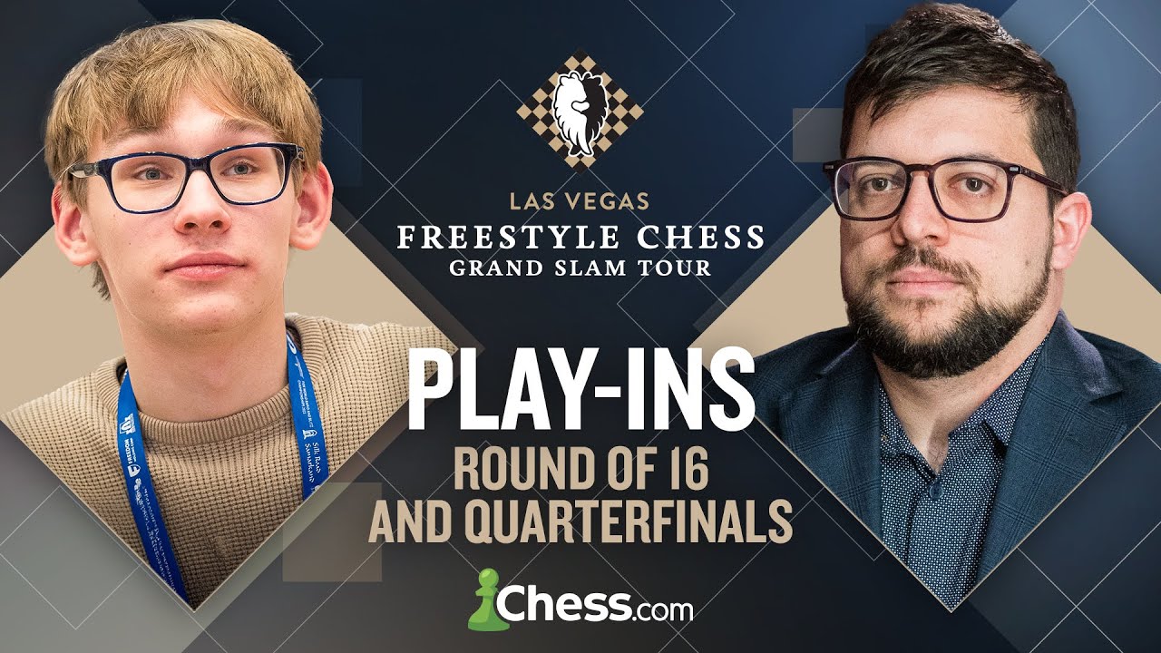 Freestyle Chess Grand Slam Las Vegas Play-In KO Stage | 16 GMs Battle For The Vegas Seat!
