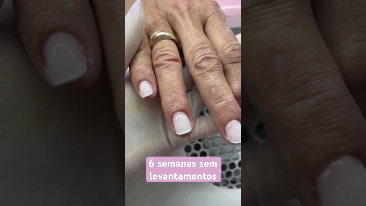 #frenchmanicure #beforeafter #beforeandafter #branco #milky #antesedepois #beforeandafter #nails