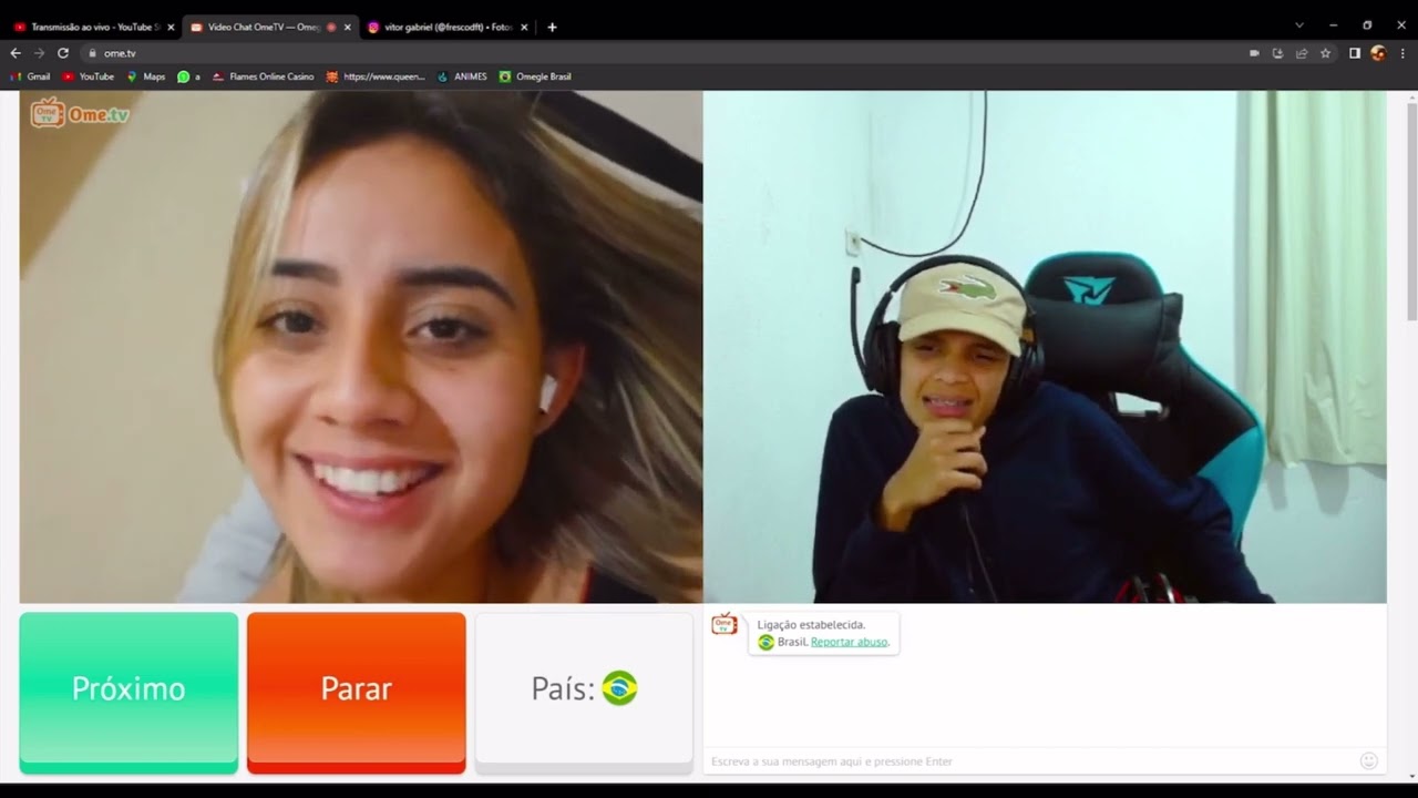 Fresco foi da um de tarado é tomou esse fora no ome tv 😂😂