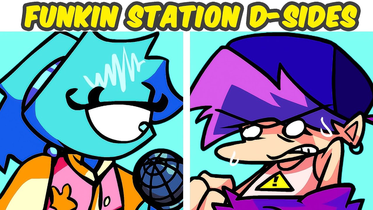 Friday Night Funkin' - FUNK STATION D-SIDES DEMO WEEK + Secret Song (FNF MOD/HARD)