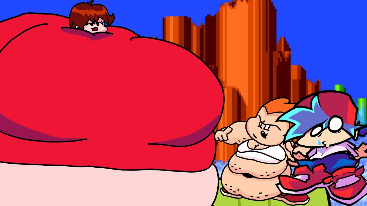 Friday Night Funkin' - Hungry GF VS FAT Pico VS Boyfriend | FNF INFLATION BATTLE
