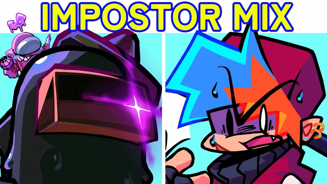 Friday Night Funkin' Mix Universe V0.3 Update | Vs Impostor Mix! (FNF MOD) (Among Us/Black)