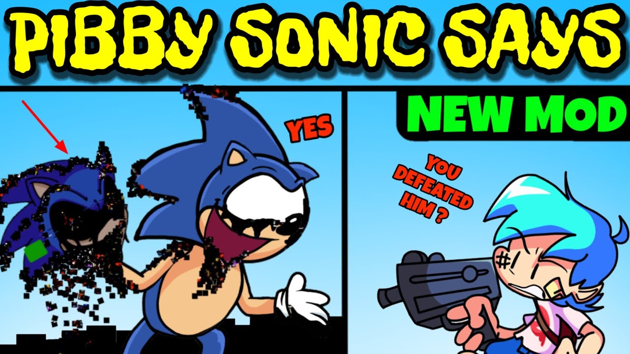 Friday Night Funkin' New VS Pibby Sonic Says - Pibby Distorted Memories Secret Song | Pibby x FNF