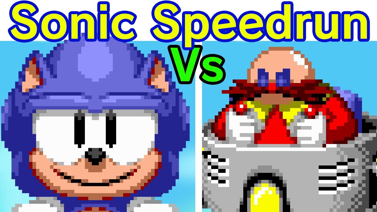 Friday Night Funkin' Sonic 1 Speedrun | Sonic SpeedFunk - Vs Eggman (FNF Mod/Sonic the Hedgehog)
