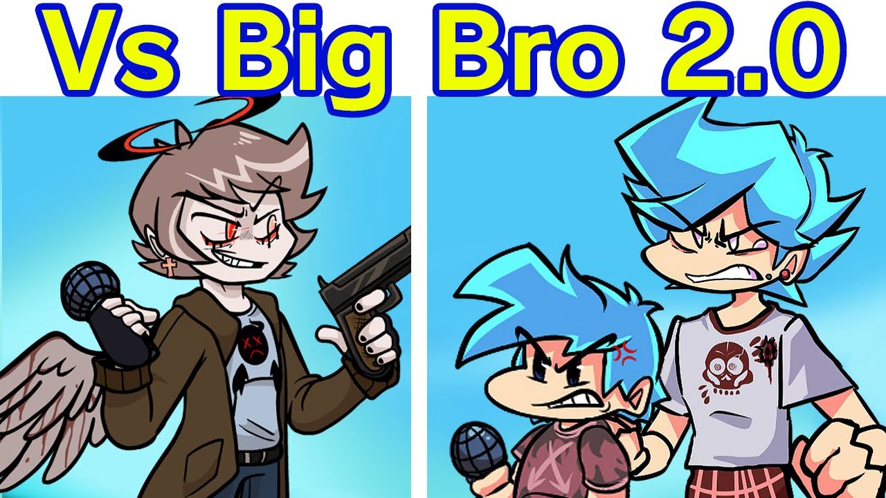 Friday Night Funkin' Vs Big Brother (Full Game Walkthrough) (In Spanish)