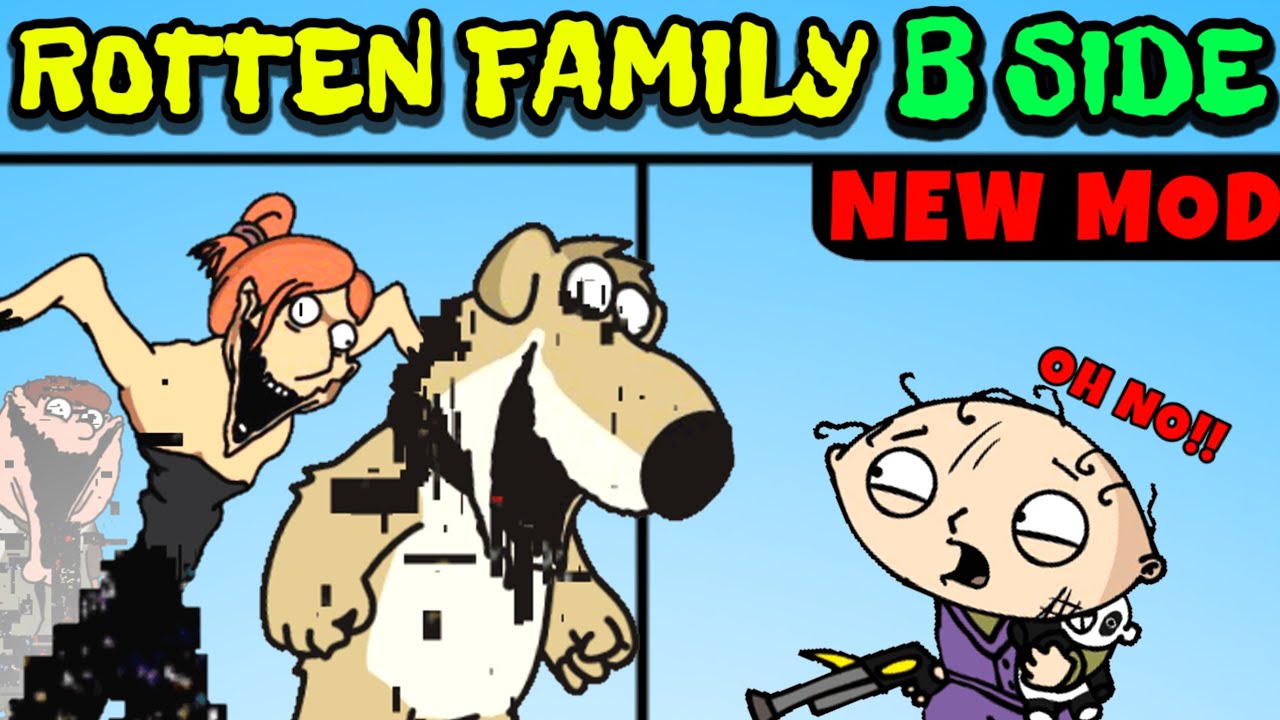 Friday Night Funkin' VS Darkness Takeover B Side Rooten Family | Family Guy (FNF/Pibby/New)