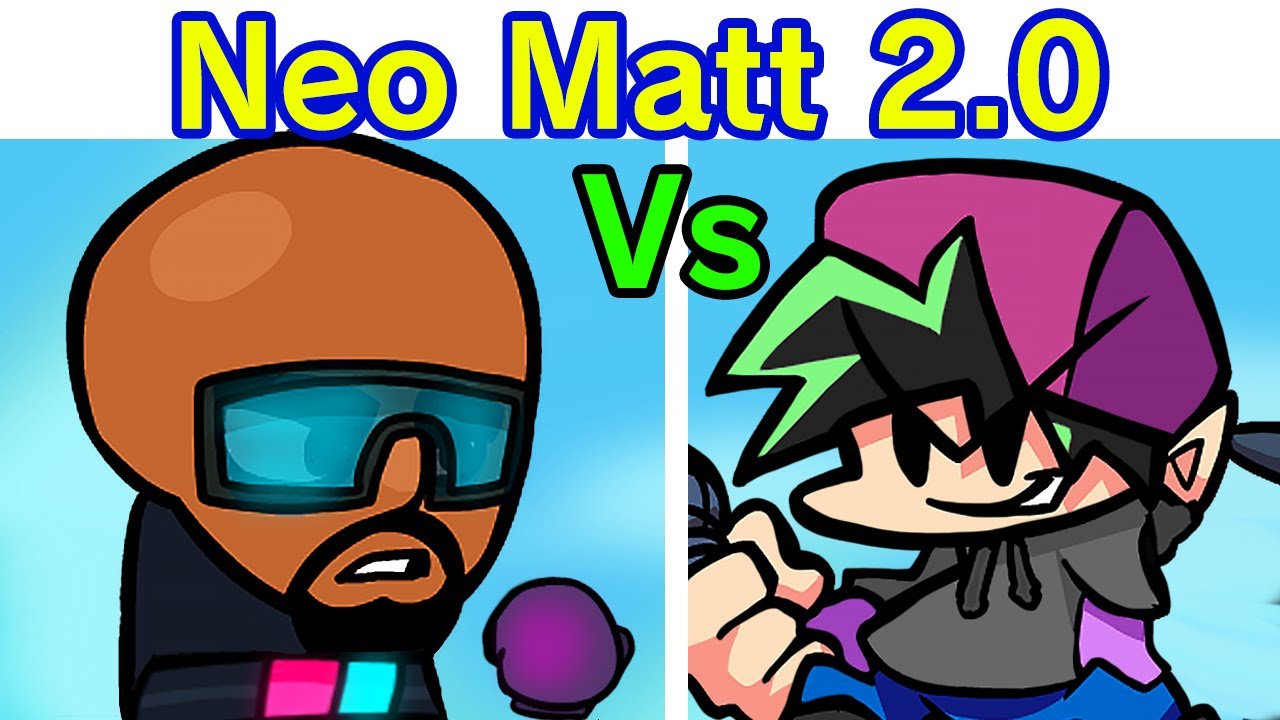 Friday Night Funkin' VS Neo Matt FULL WEEK 1-2 + Cutscenes & All Endings (FNF Mod/Hard) (Neo Remix)
