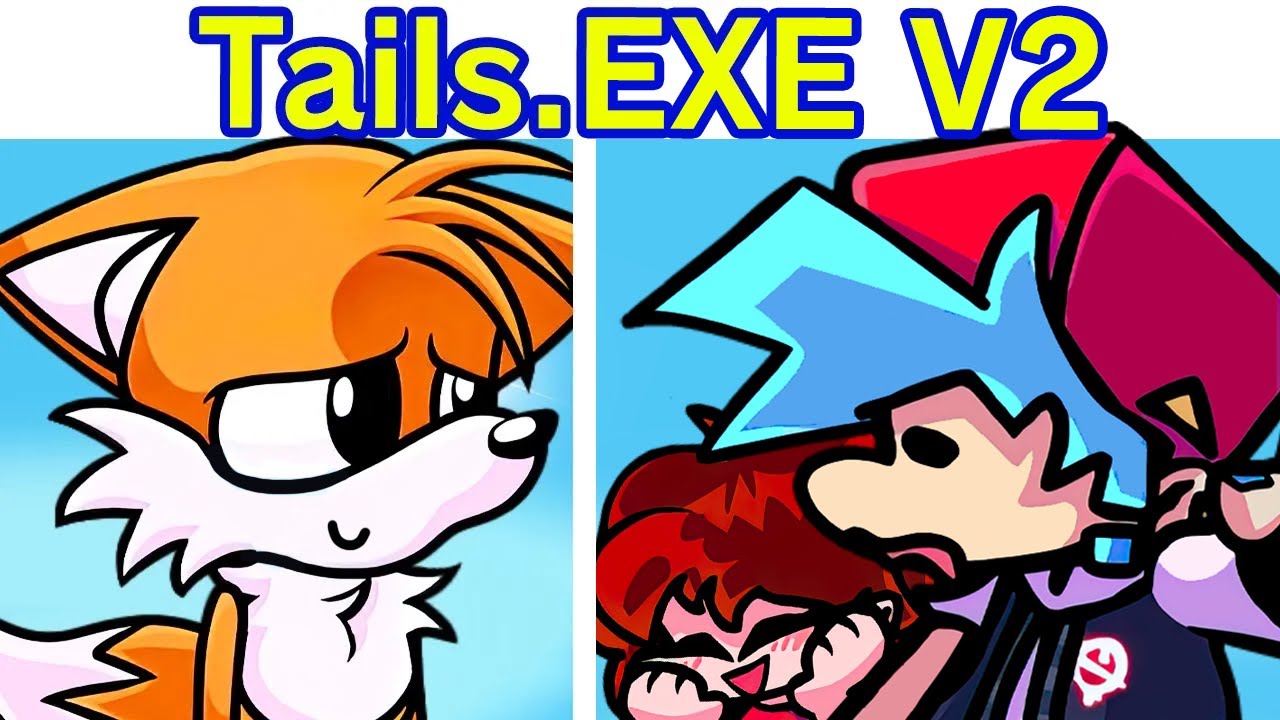Friday Night Funkin' VS Tails.EXE V2 FULL WEEK (FNF Mod/Hard) (Creepypasta/Horror/Tails EXE Mod)