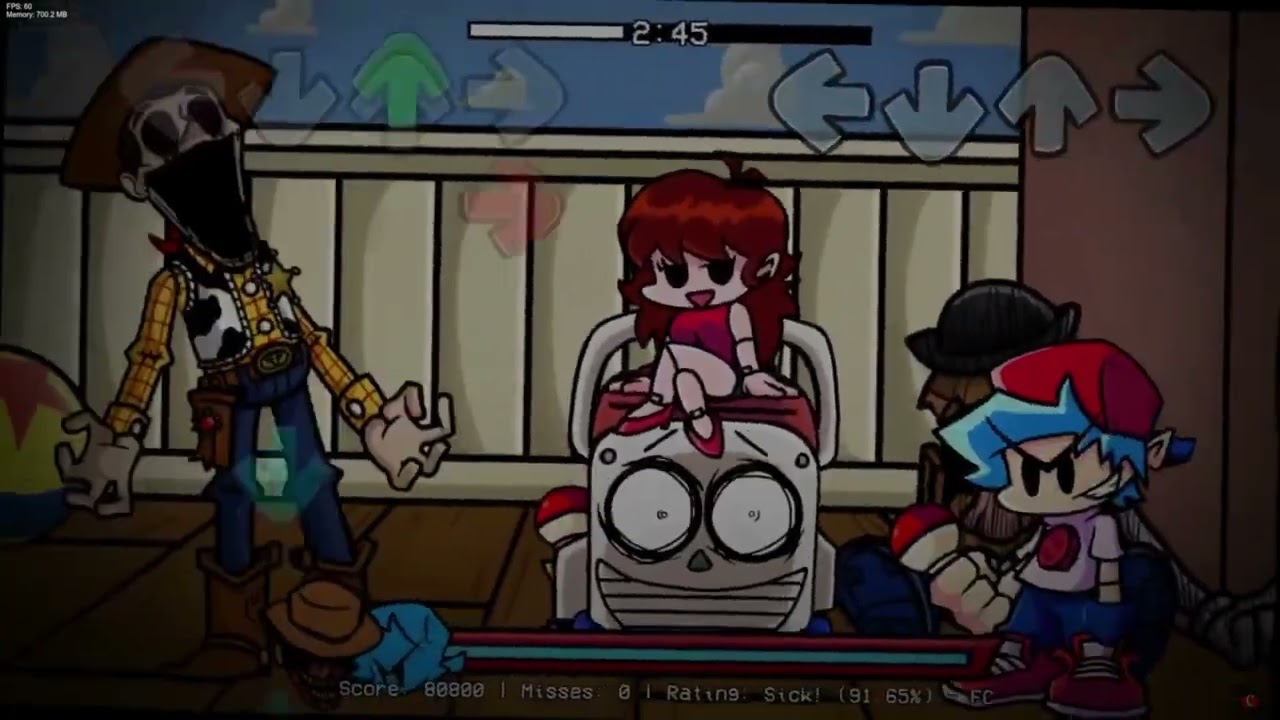 Friday Night Funkin' Vs ToyStory.EXE | My New Plaything Woody exe vs BF
