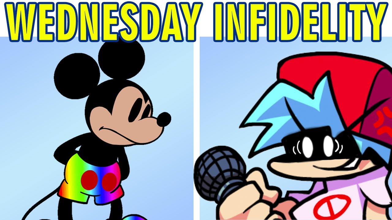 Friday Night Funkin VS Wednesday Infidelity (B3-Remixed) part 1(FNF MOD hard)