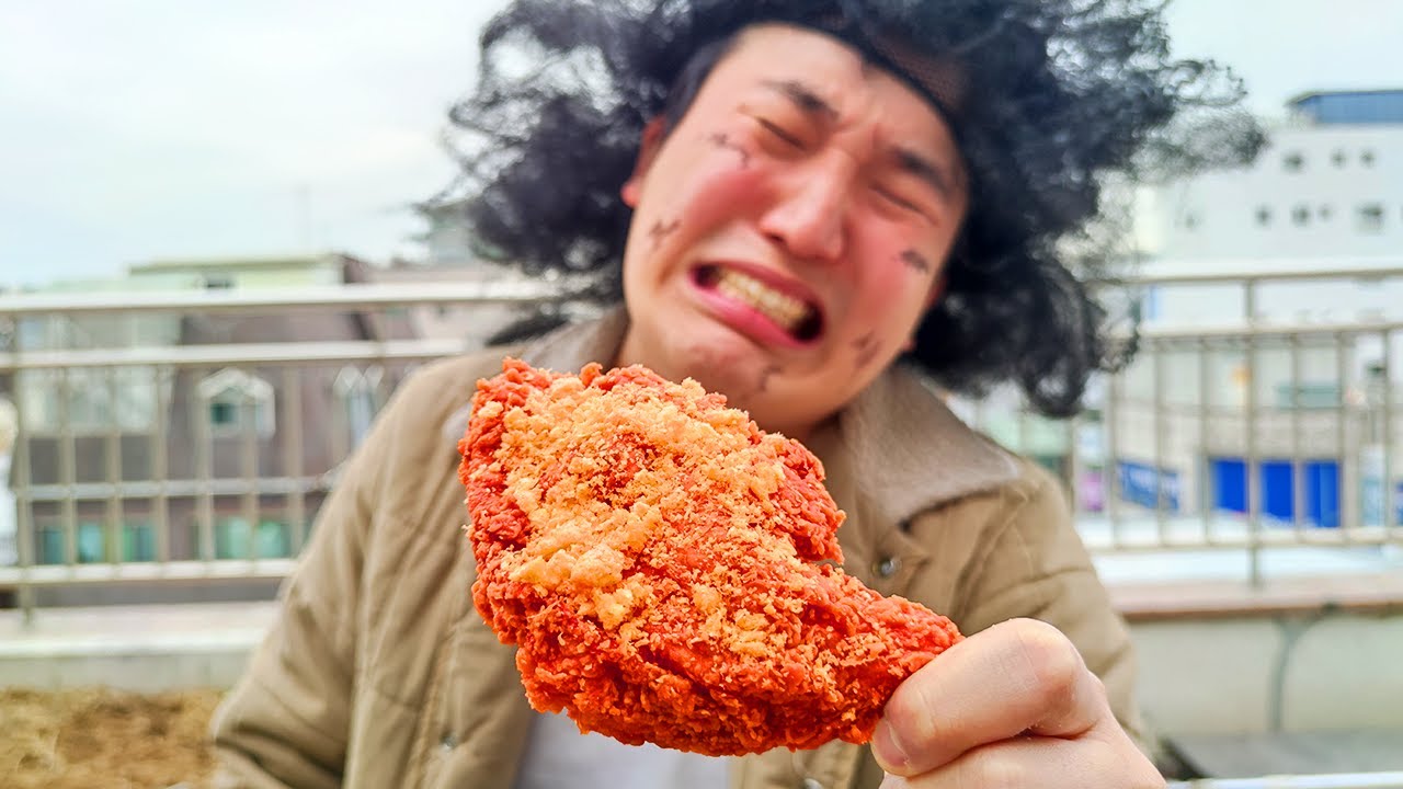 Fried Chicken Meokbang of Tears 