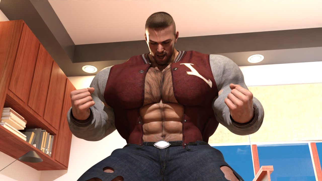 Friendly Competition (Muscle Growth Animation)