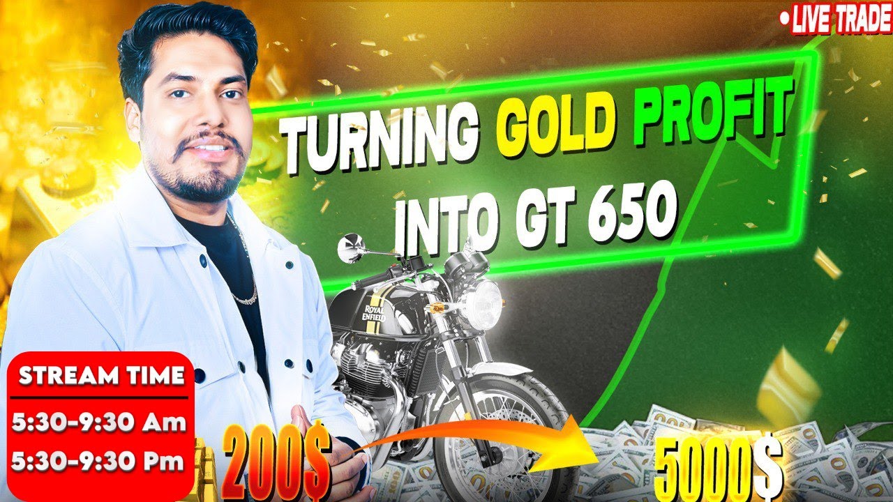 From $200 to Royal Enfield GT650 INSANE Gold Trading Journey