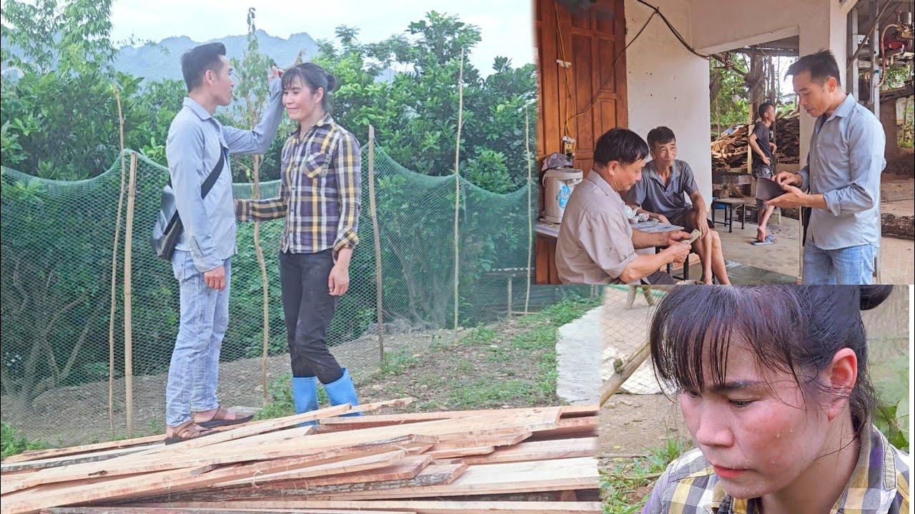 From vegetable garden to kitchen renovation _a kind man's gift to Thuy and her son_Ly Thanh Thuy