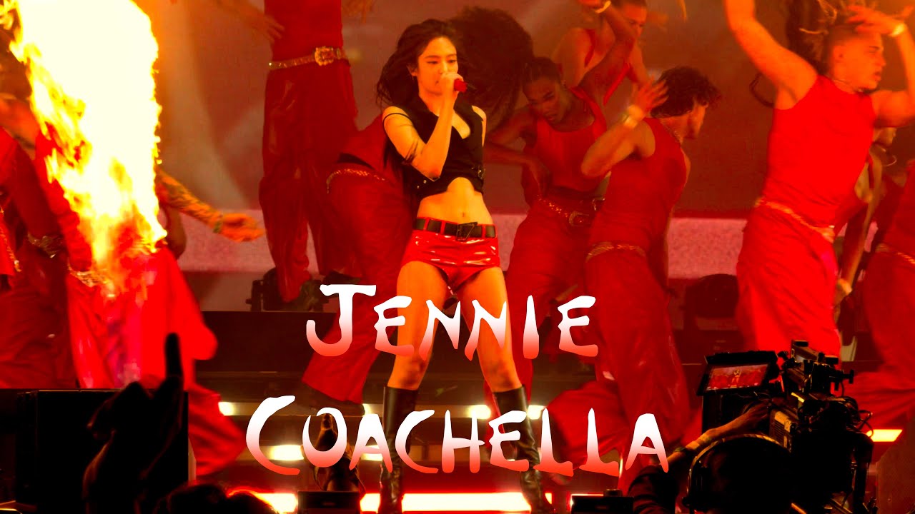 [FRONT ROW 4K60 HDR] 🔥🔥🔥 JENNIE BLACKPINK COACHELLA WEEKEND 2 'SOLO' + 'LIKE JENNIE' 👑