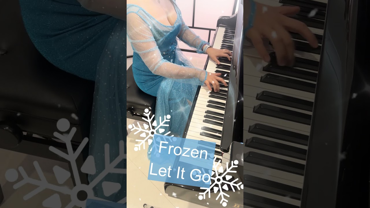 Frozen - Let It Go - Idina Menzel - Piano Solo #shorts #pianocover #frozen #cosplay