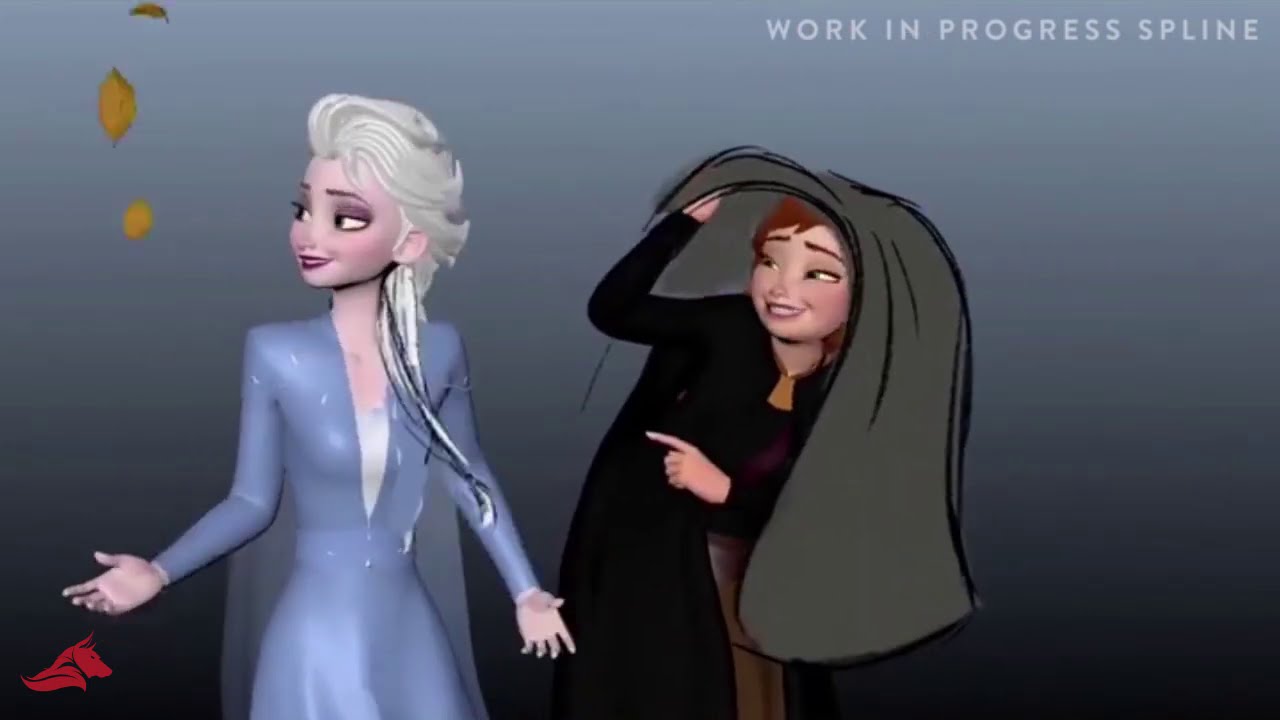 Frozen 2 | Gale interacts with Elsa & Anna Shot Progression |Jacob Frey | @3DAnimationInternships