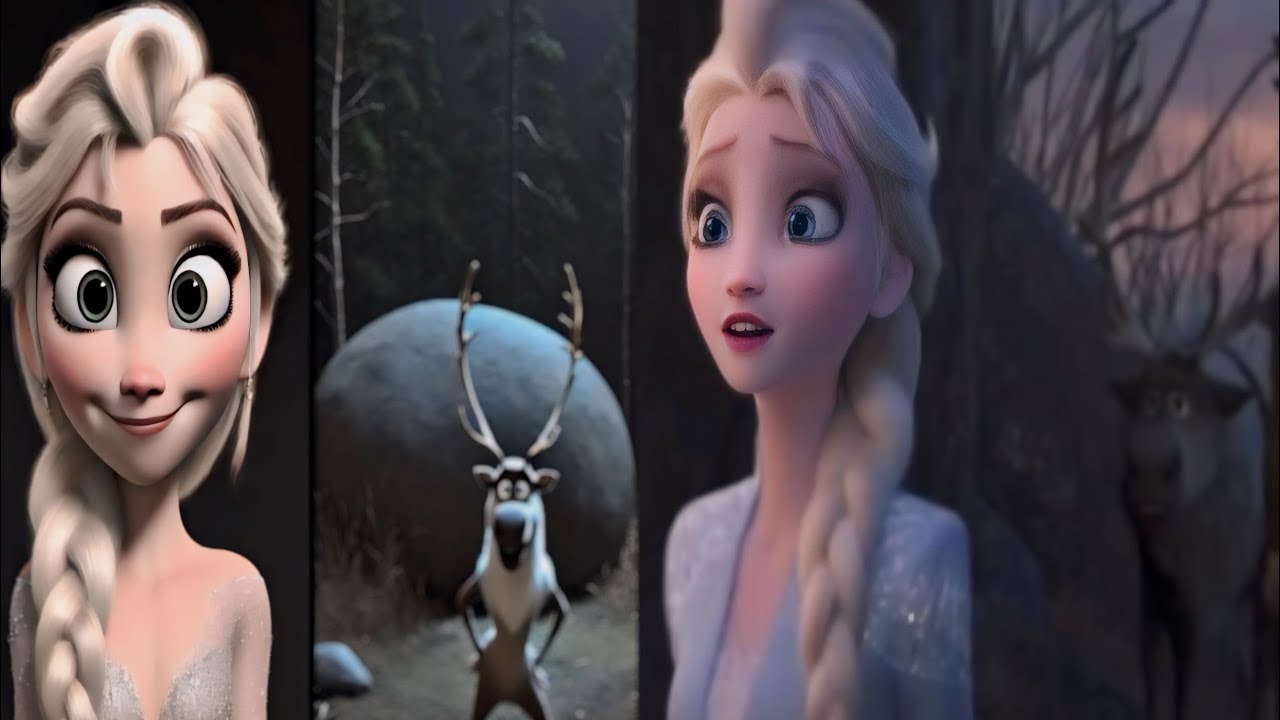 Frozen 2 Elsa funny Drawing memes -Try not To laugh || 4