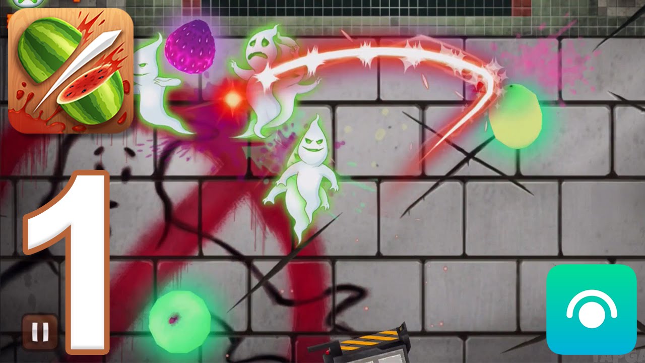 Fruit Ninja - Gameplay Walkthrough Part 1 - Ghostbusters (iOS, Android)