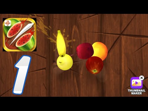 Fruit Ninja Classic - Gameplay Walkthrough Part 1 - Tutorial ( ios , android )