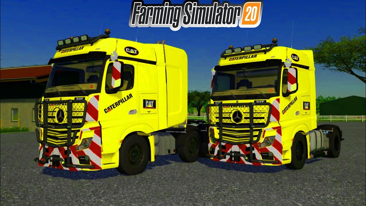 Fs 20 Mercedes Actros truck |Farming Simulator 20| #mercedes #tractormod #fs20mods