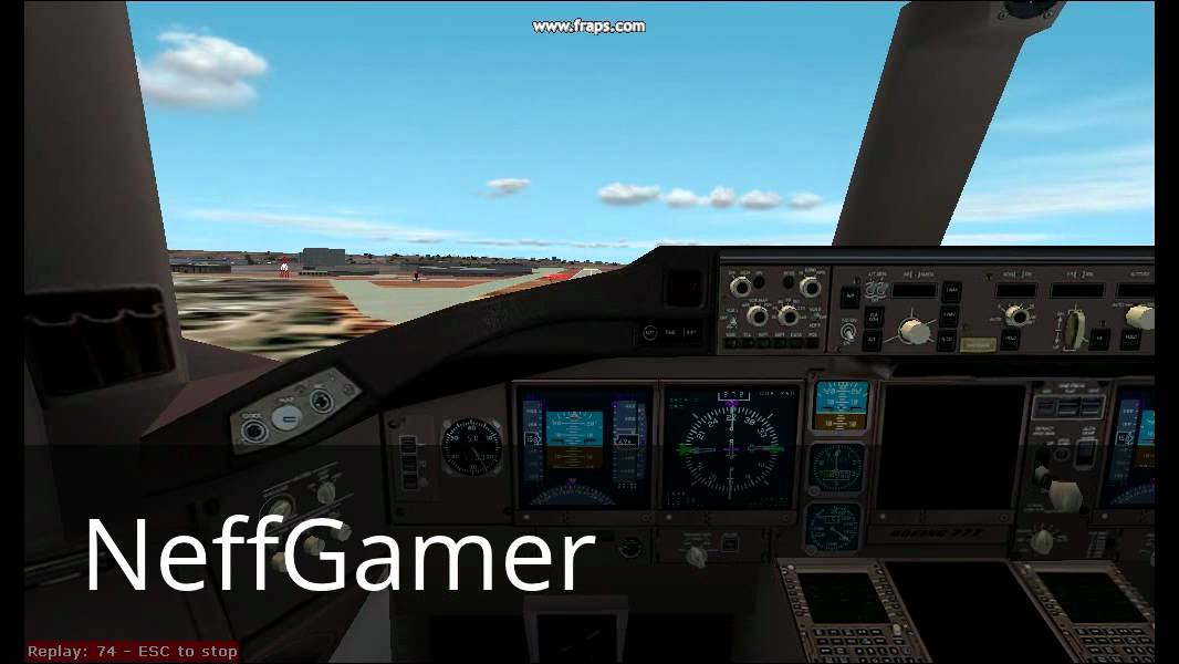 FS2002 San Diego Landing 777-400