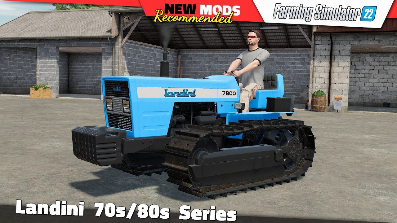 FS22 | Landini Series 70s/80s - Farming Simulator 22 New Mods Review 2K60
