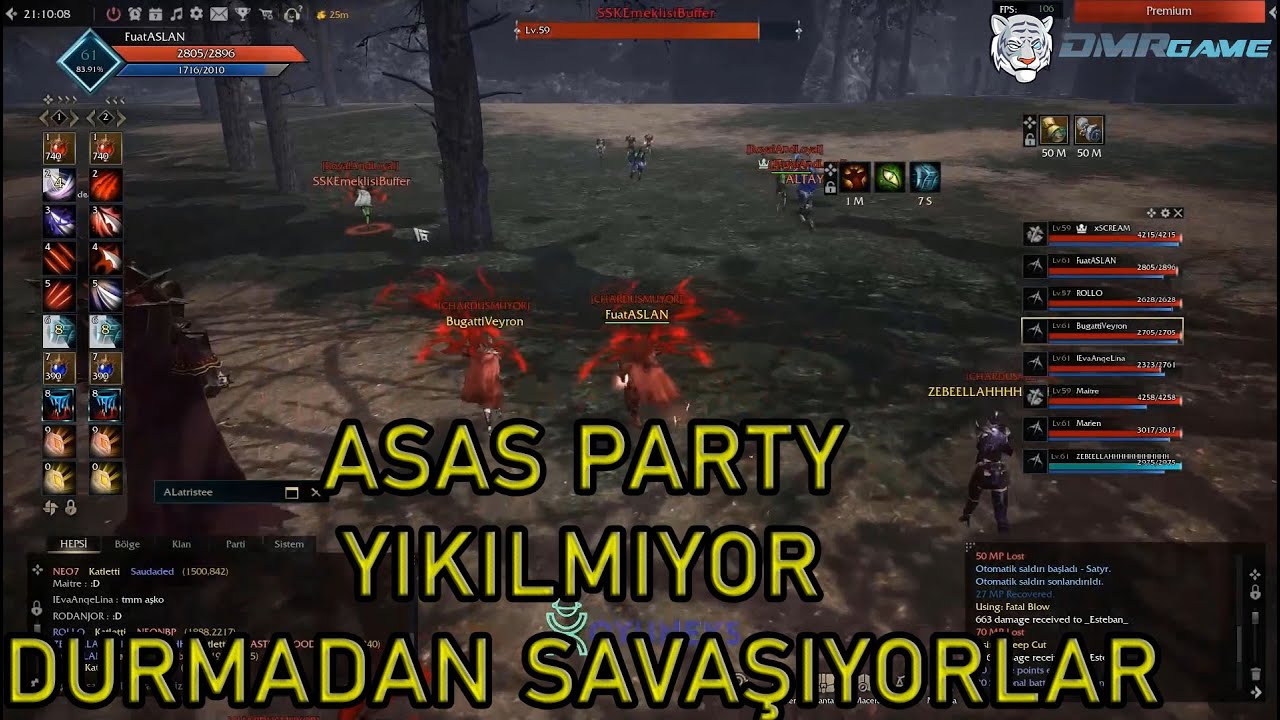 FuatASLAN - Death Valley ve Asas Party PK Atıyor | Asas Pk Anlar | Rise Online World