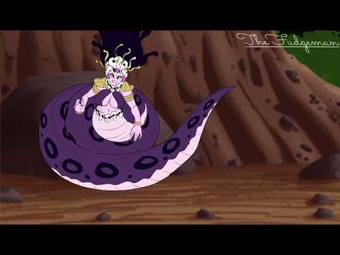 Fubuki Slurps A Snek Lady vore