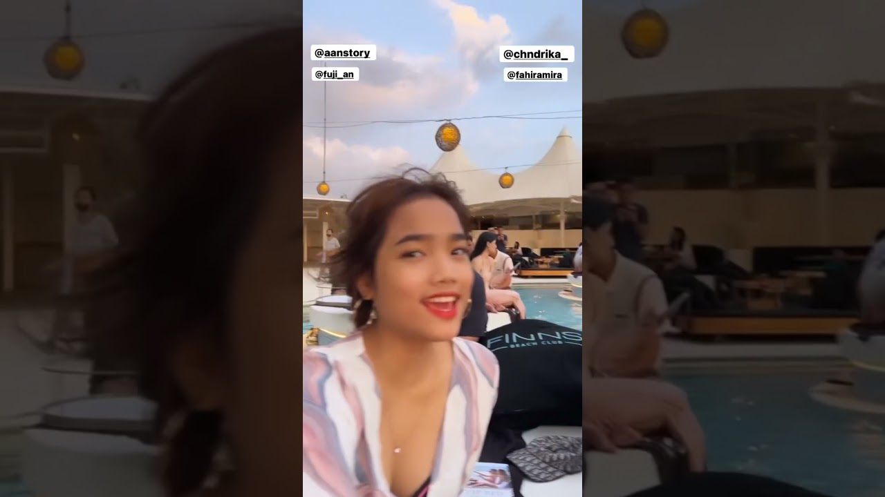 Fuji dan Chika liburan bareng di bali bersatu akur menjadi bestie... #trending