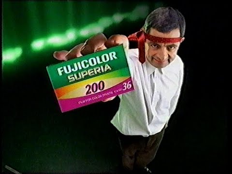 Fuji Film Color Superia - 30 Second ad - Featuring Mr Bean (1999)