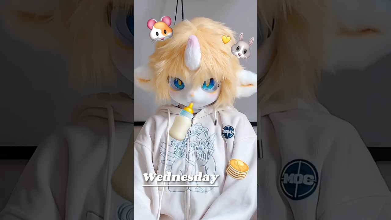 Fukouna girl #furry #cosplay #costume #memes #therian #shorts #short #antizoo #fursona #ytshorts