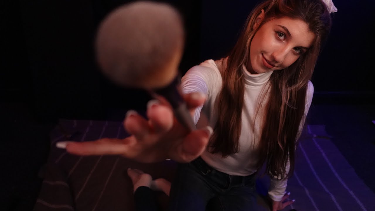 FULL BODY ASMR ON THE FLOOR ~ Visual Trigger Love ♥️