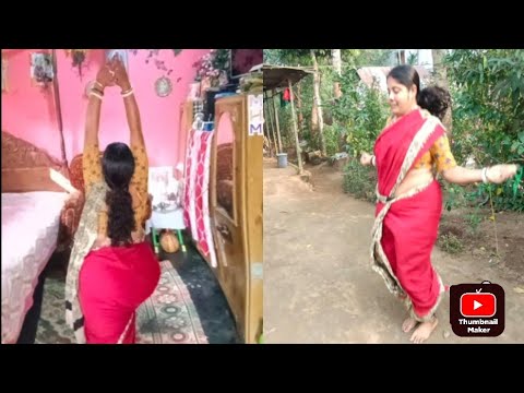 full body yoga exercise 💪💪// part -11 // #yoga #housewife #viralvideo #desistyle #sareeyogavlog