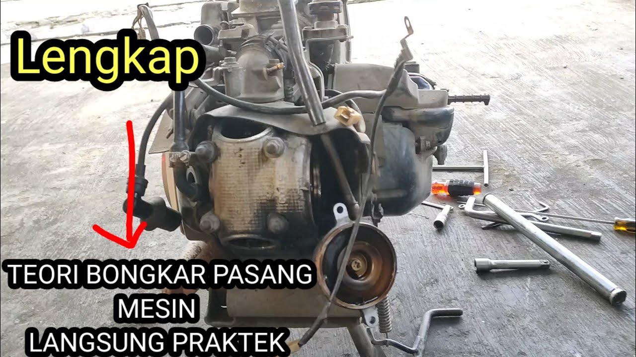 FULL DURASI BONGKAR PASANG MESIN YAMAHA MIO, Lengkap dengan masalahnya