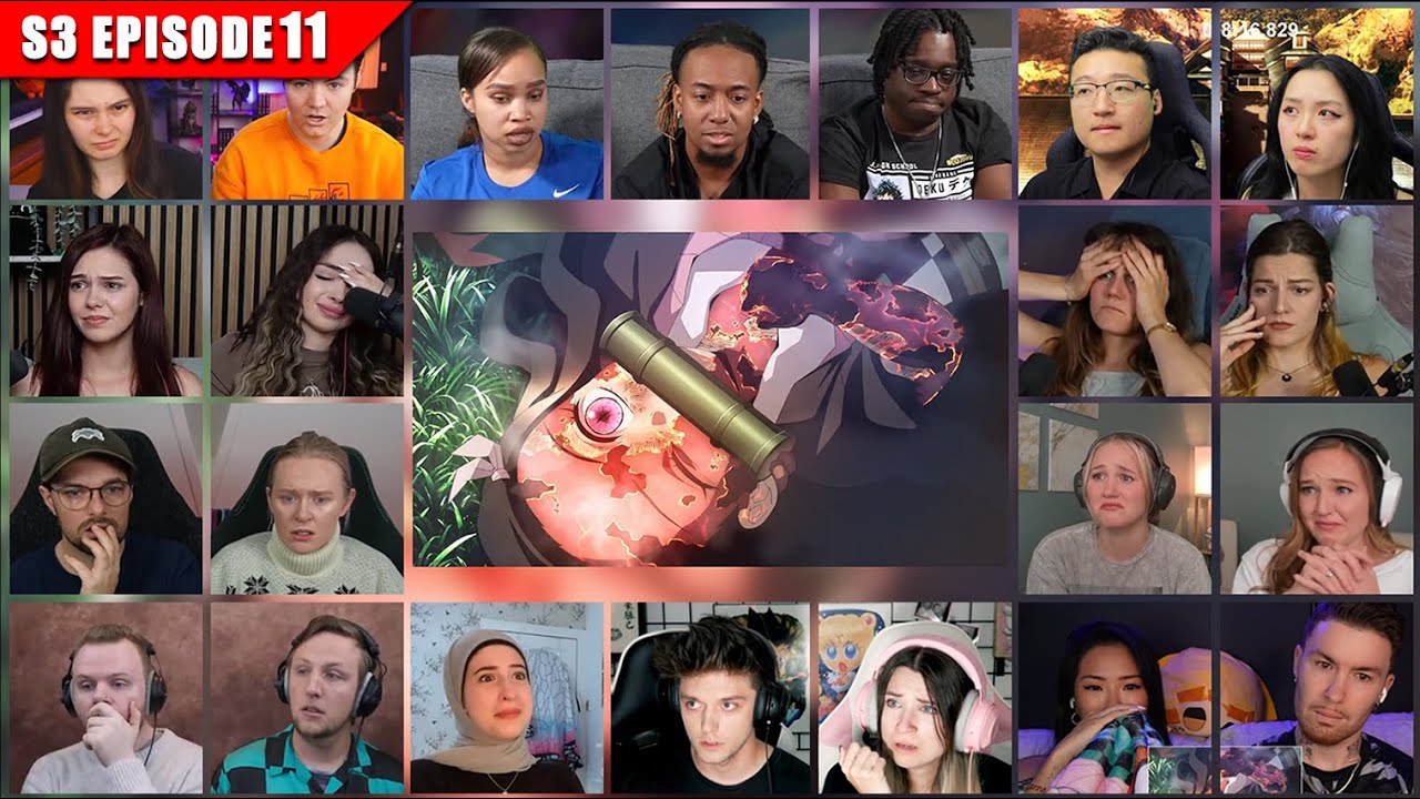 [Full Episode] Demon Slayer: Kimetsu no Yaiba Season 3 Episode 11 Reaction Mashup | 鬼滅の刃