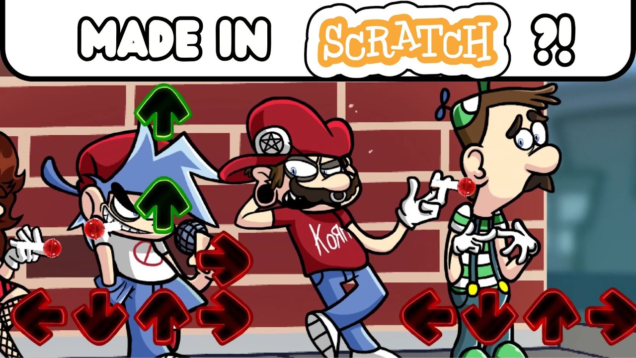 FULL FNF MARIO'S MADNESS V2 IN SCRATCH?! | Friday Night Funkin'