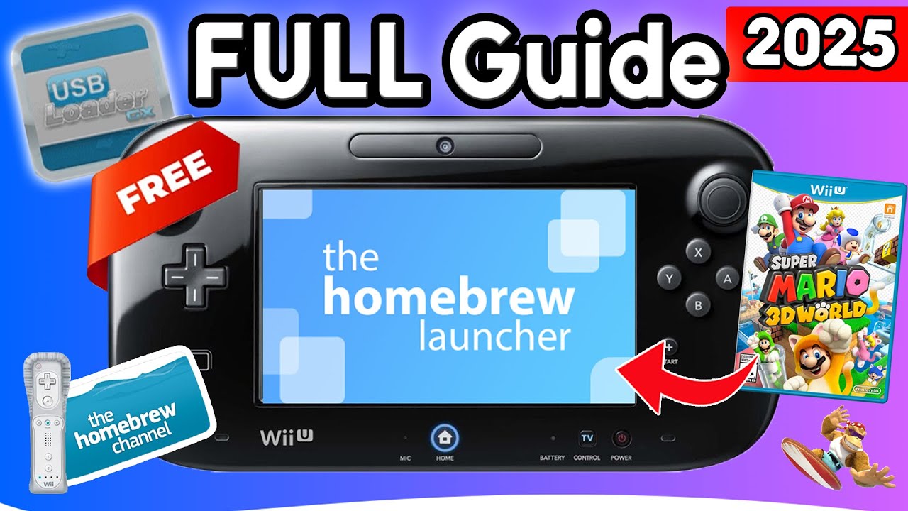 FULL Guide to Homebrew Your Wii U & vWii in 2025! (+ installing games, Usb loader GX & more!)